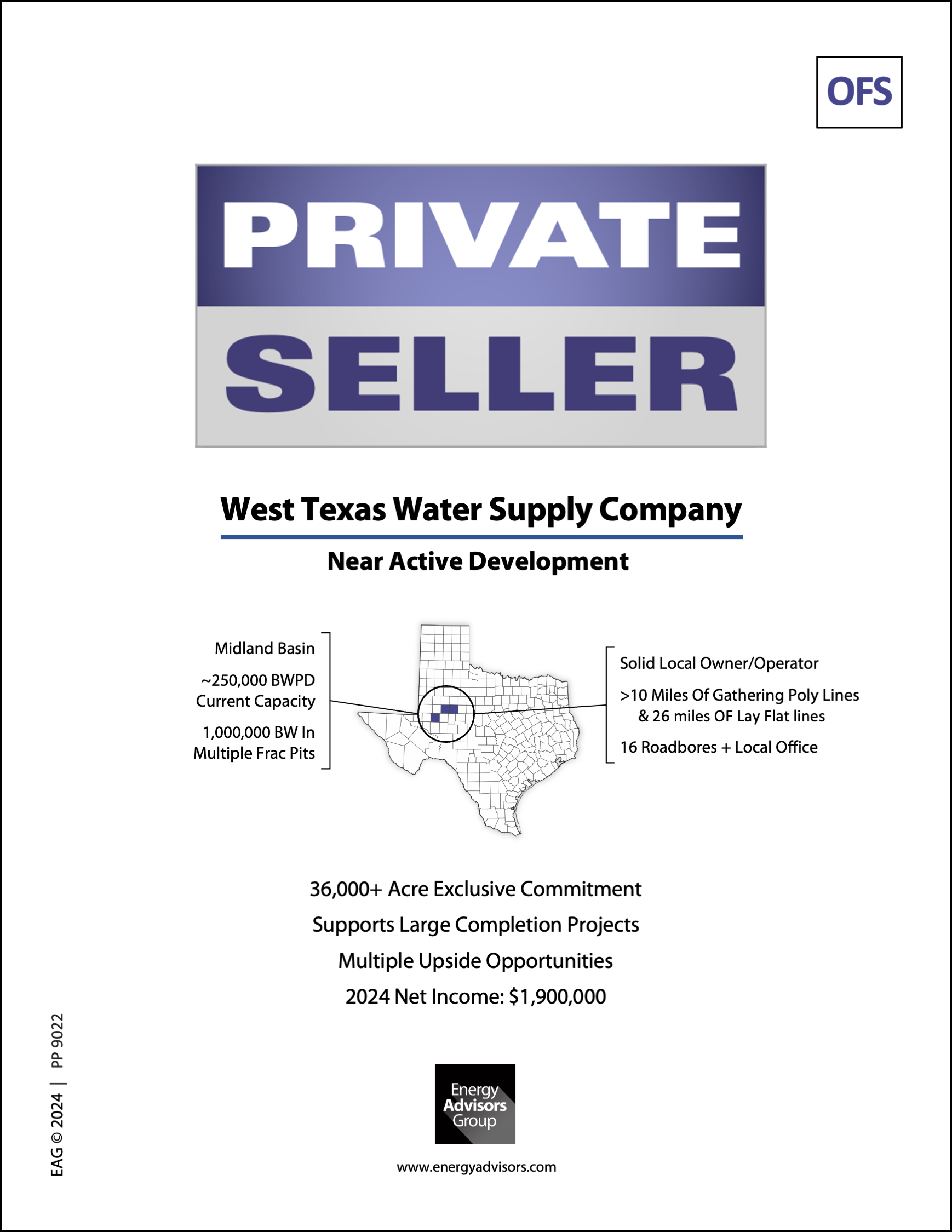 WEST TEXAS WATER COMPANY